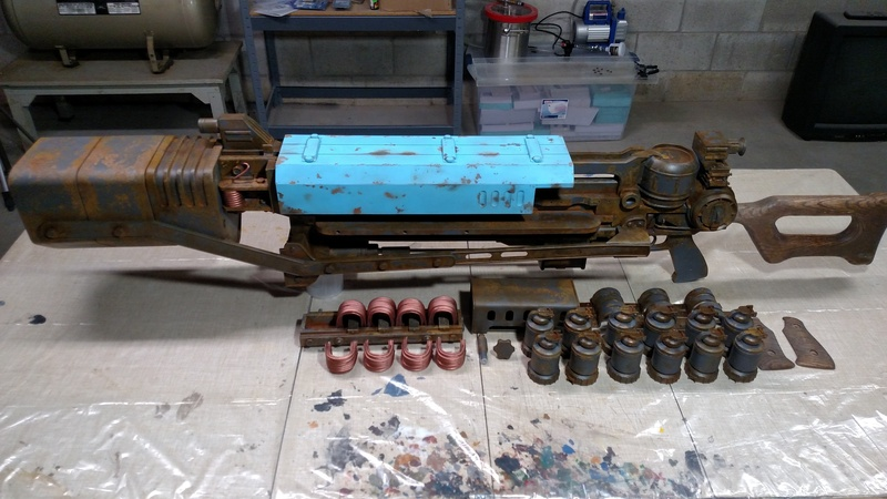 Illustration for article titled Fallout 4's Head-Exploding Rifle As A Rusty Replica